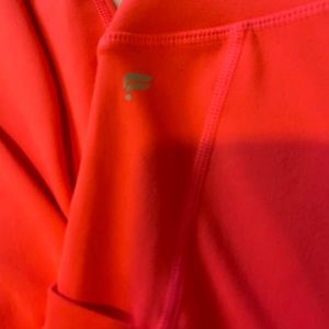 Neon pink workout leggings